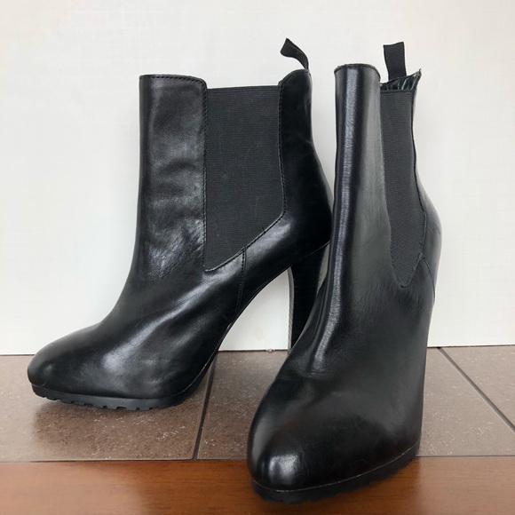 ralph lauren leather booties